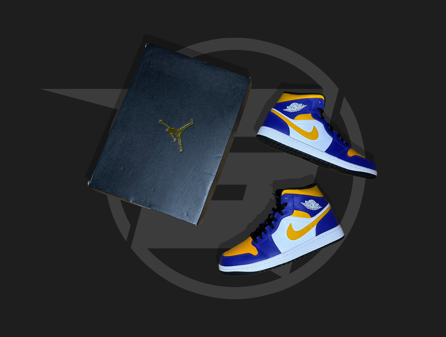 Jordan 1 Mid Lakers (2022)