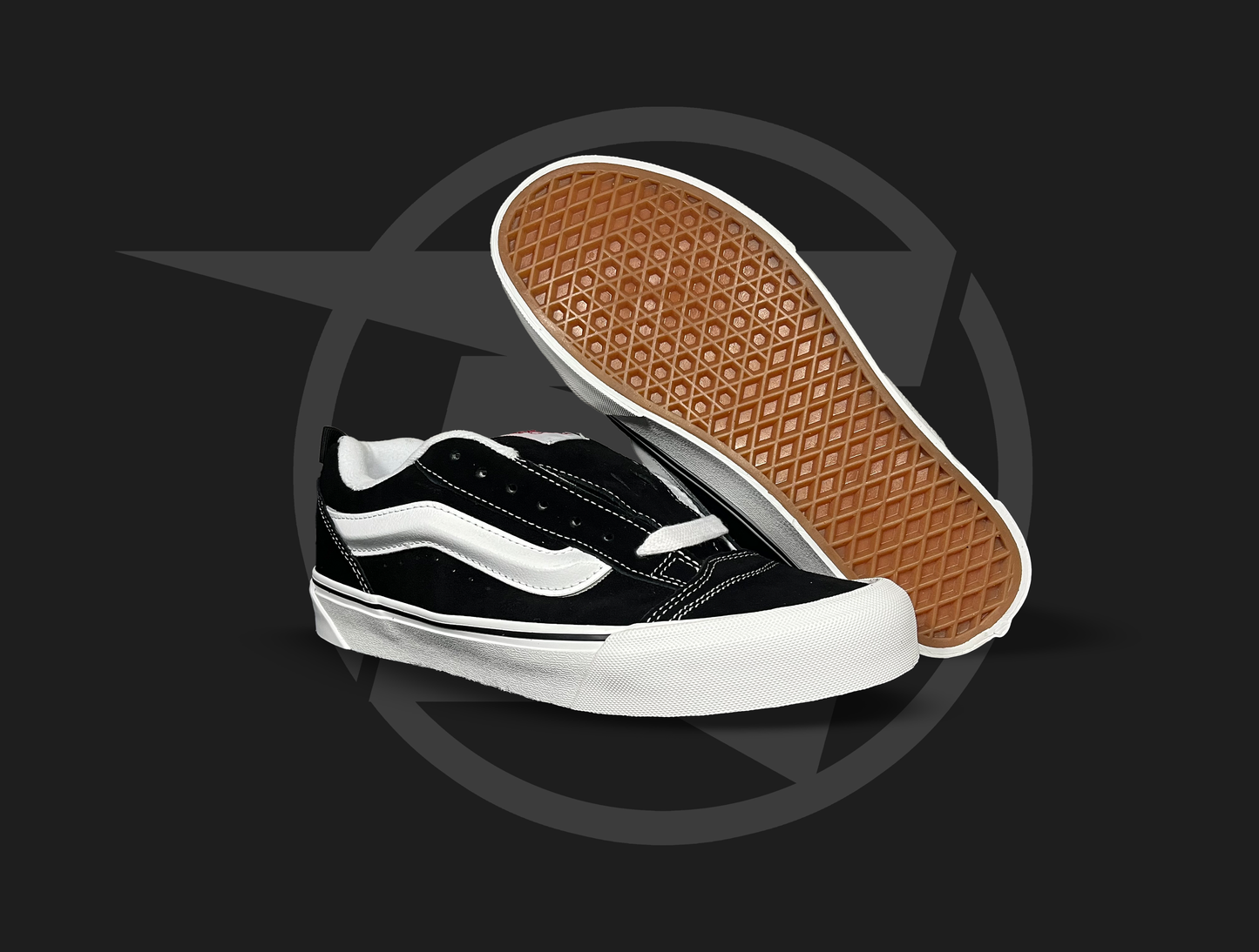 Vans Knu Skool Black White