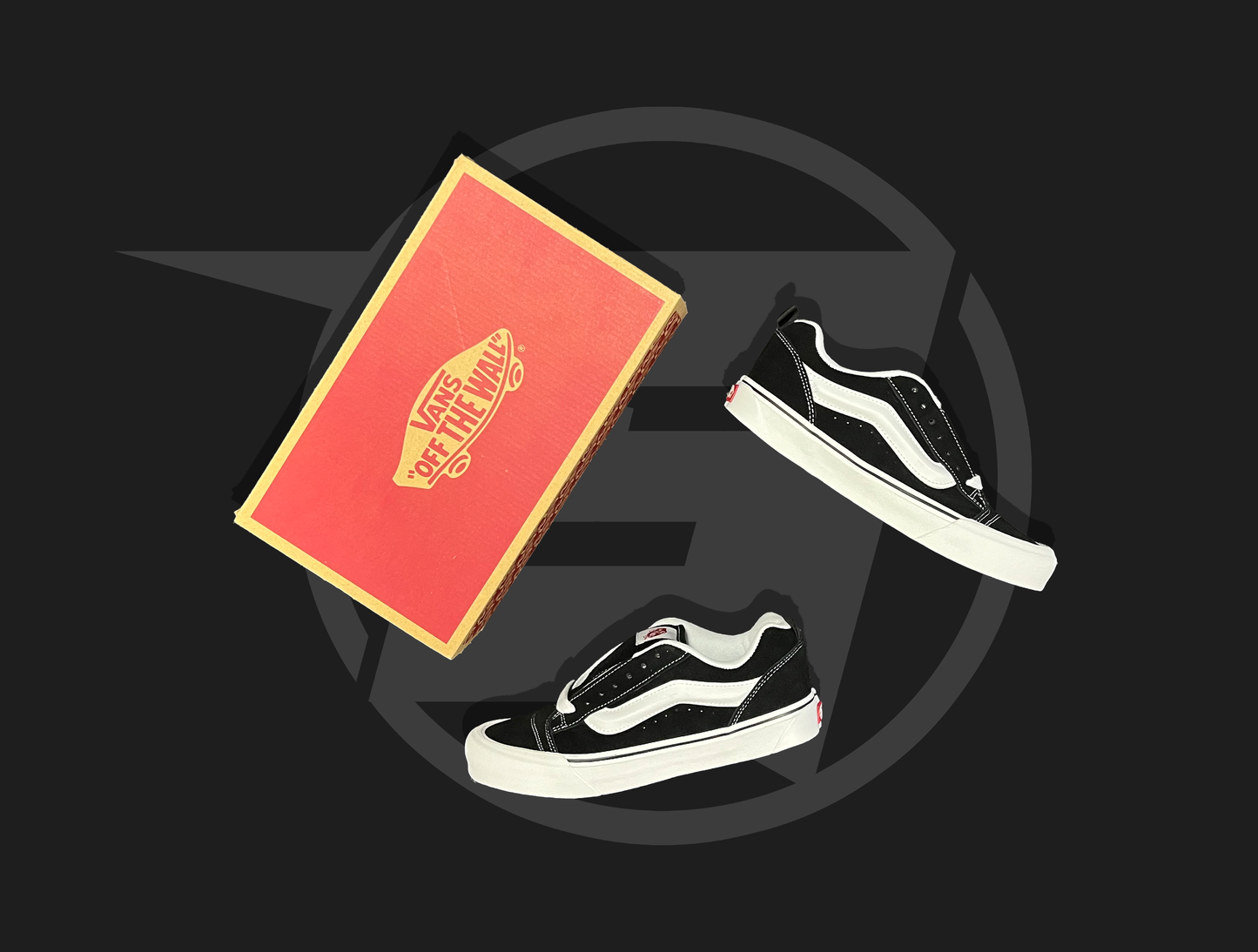 Vans Knu Skool Black White