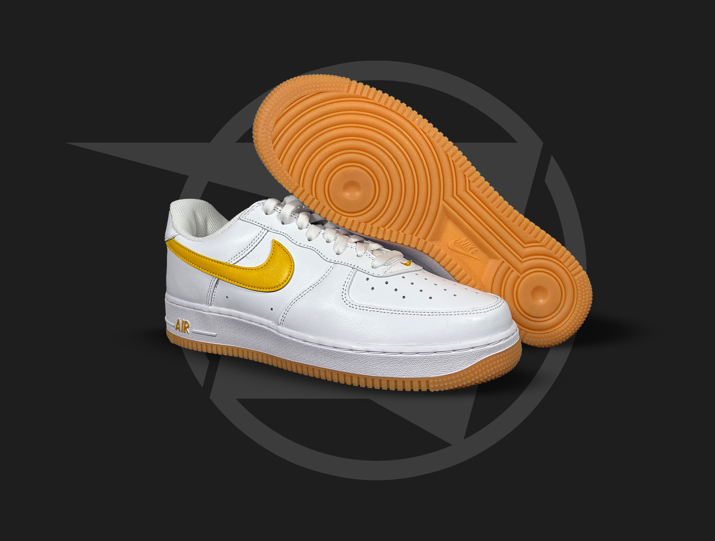 Nike Air Force 1 Low Retro QS Color Of The Month White University Gold