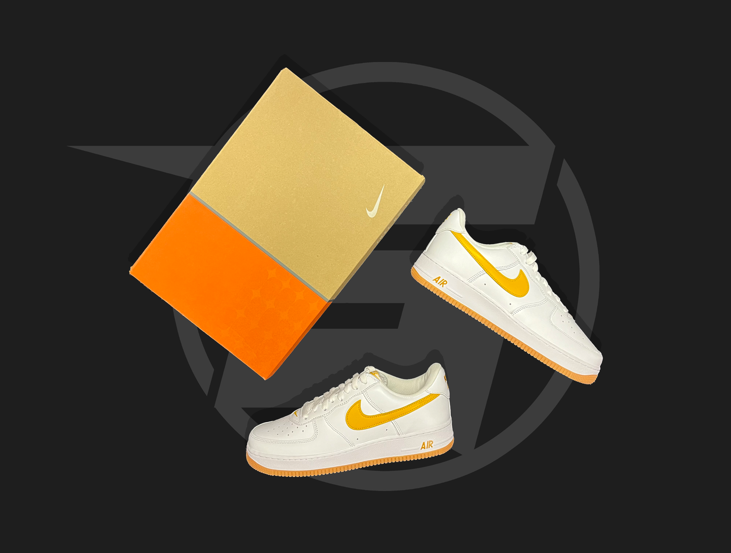 Nike Air Force 1 Low Retro QS Color Of The Month White University Gold