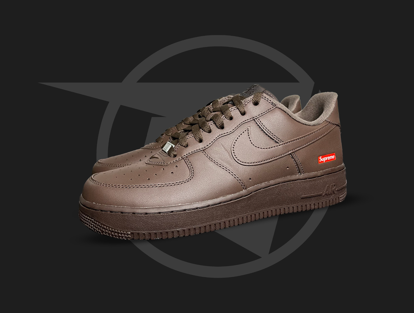 Nike Air Force 1 Supreme Baroque Brown