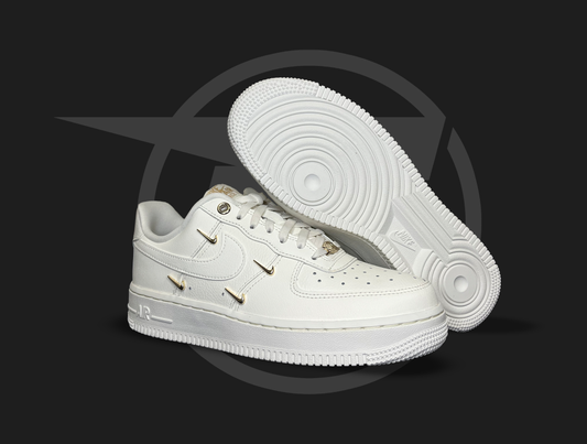 Nike Air Force 1 Sail Gold Mini Swooshes
