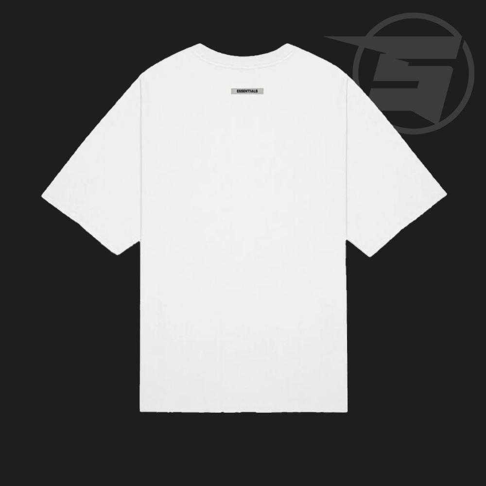 Fear of God Essentials Boxy T-Shirt Applique Logo White