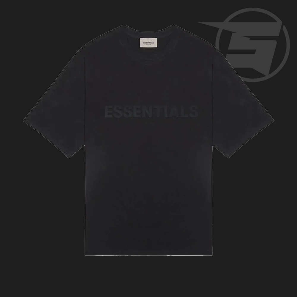 Fear of God Essentials Boxy T-Shirt Applique Logo Dark Slate/Stretch Limo/Black