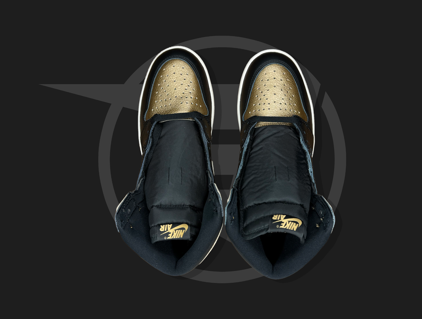 Jordan 1 Retro High OG Black Metallic Gold