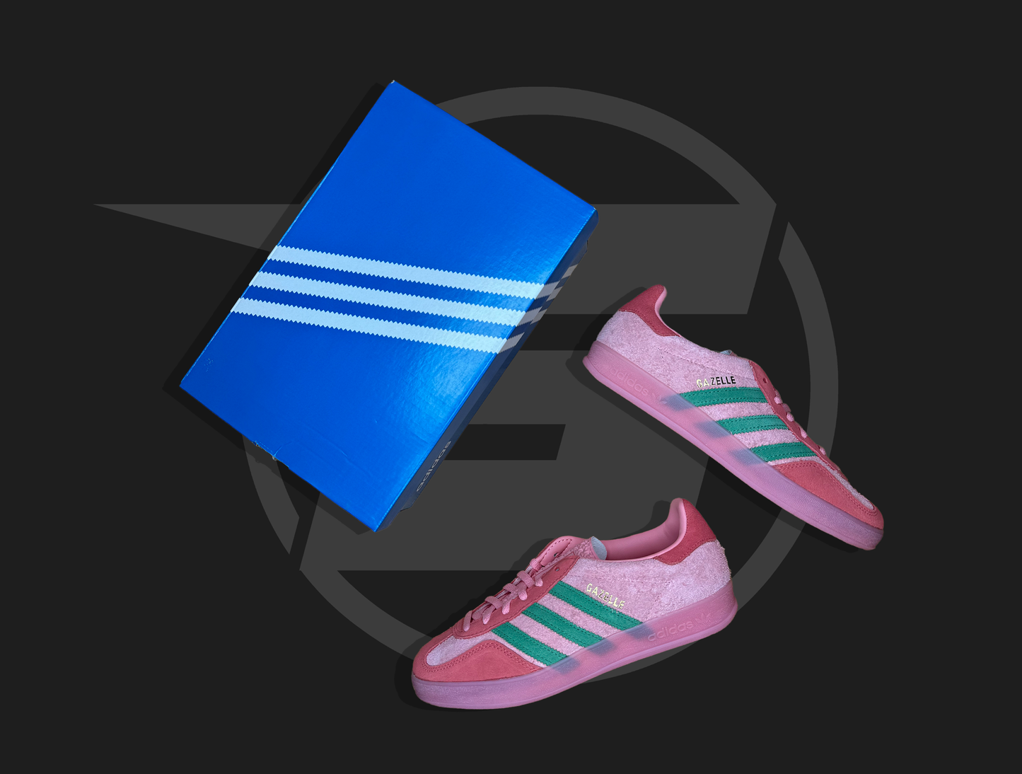 adidas Gazelle Indoor Semi Pink Spark Preloved Scarlet (Women's)