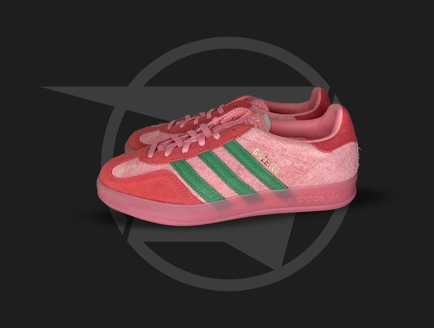 adidas Gazelle Indoor Semi Pink Spark Preloved Scarlet (Women's)
