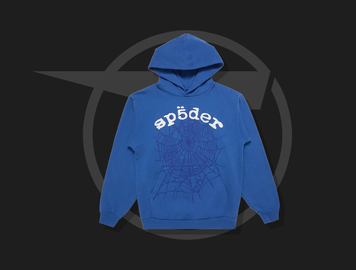 Sp5der Legacy Hoodie Blue
