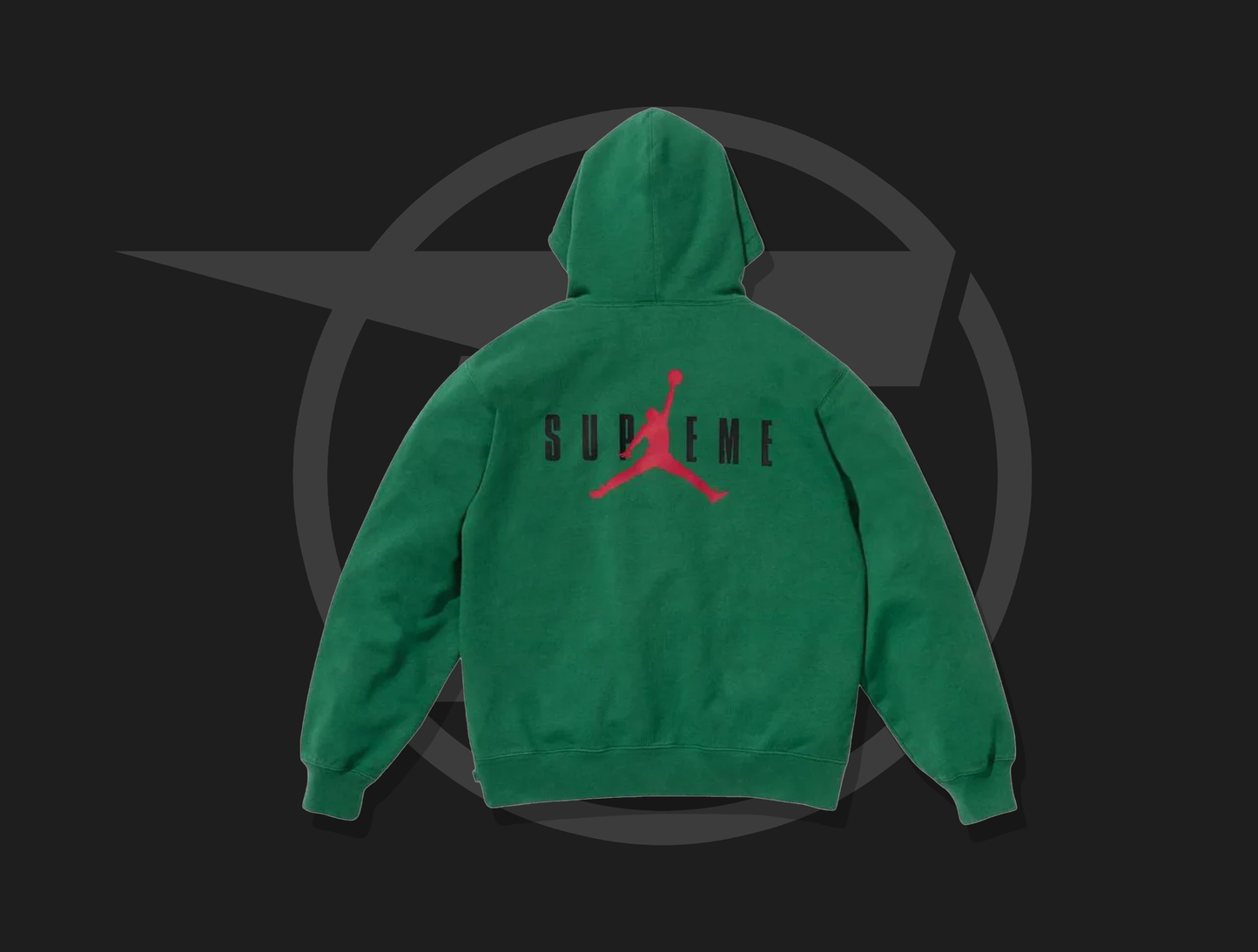 Supreme Jordan Green Hoodie