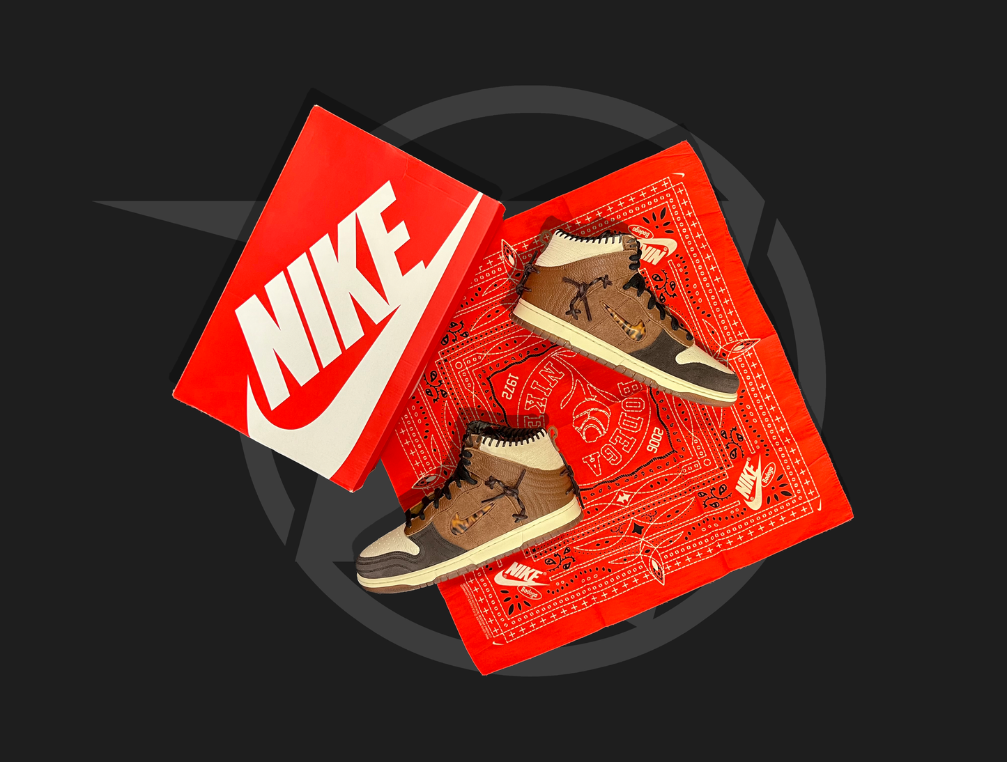 Nike Dunk HighBodega Legend Fauna Brown