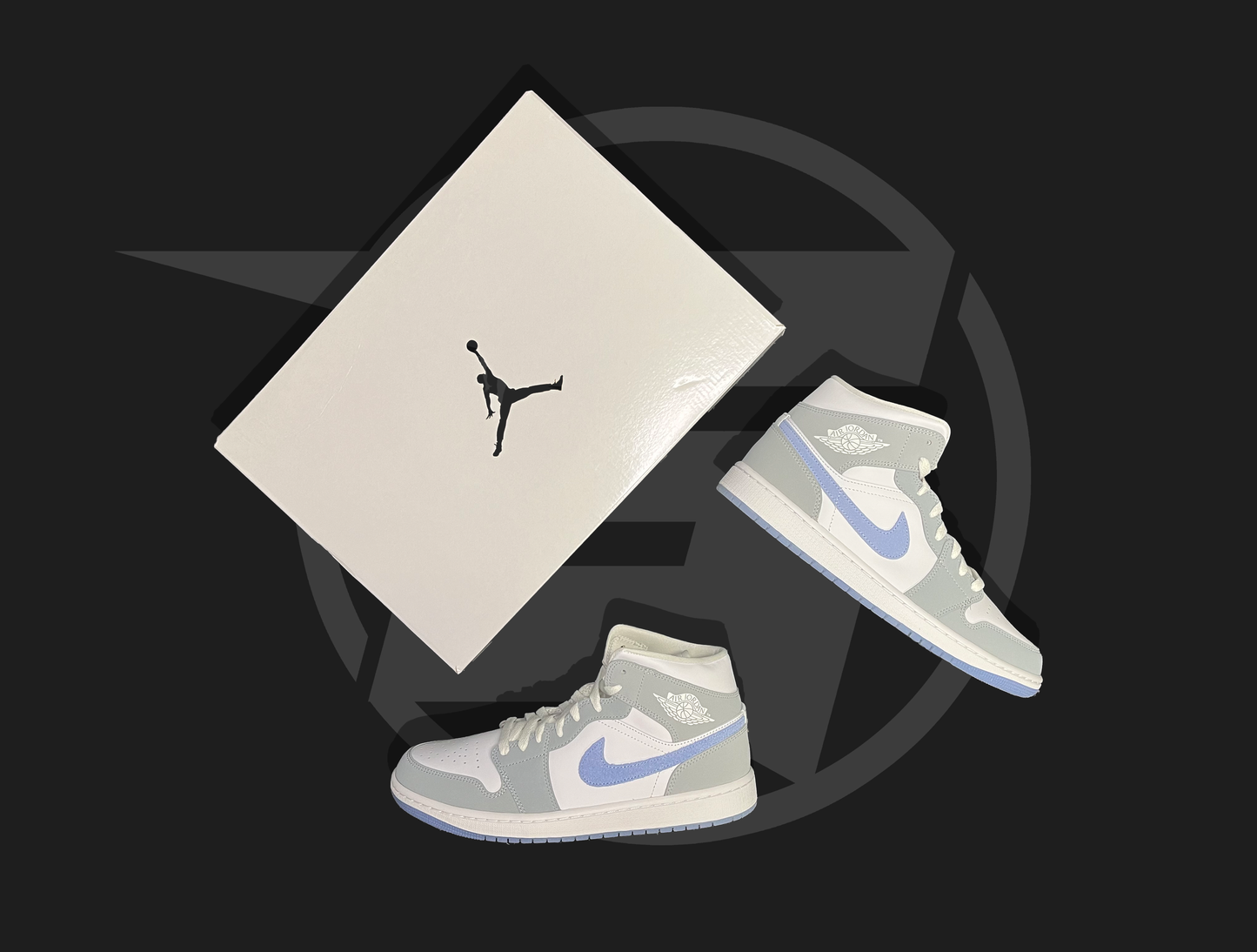 Jordan 1 Mid Wolf Grey