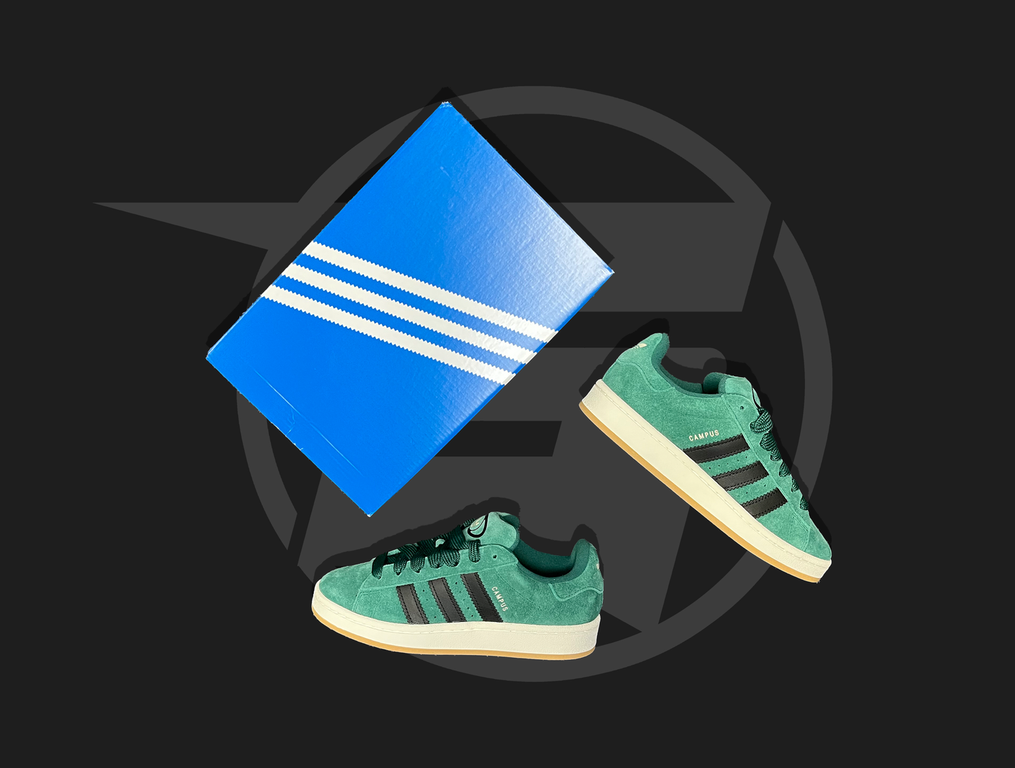 Adidas Campus 00s Collegiate Green Core Black Gum