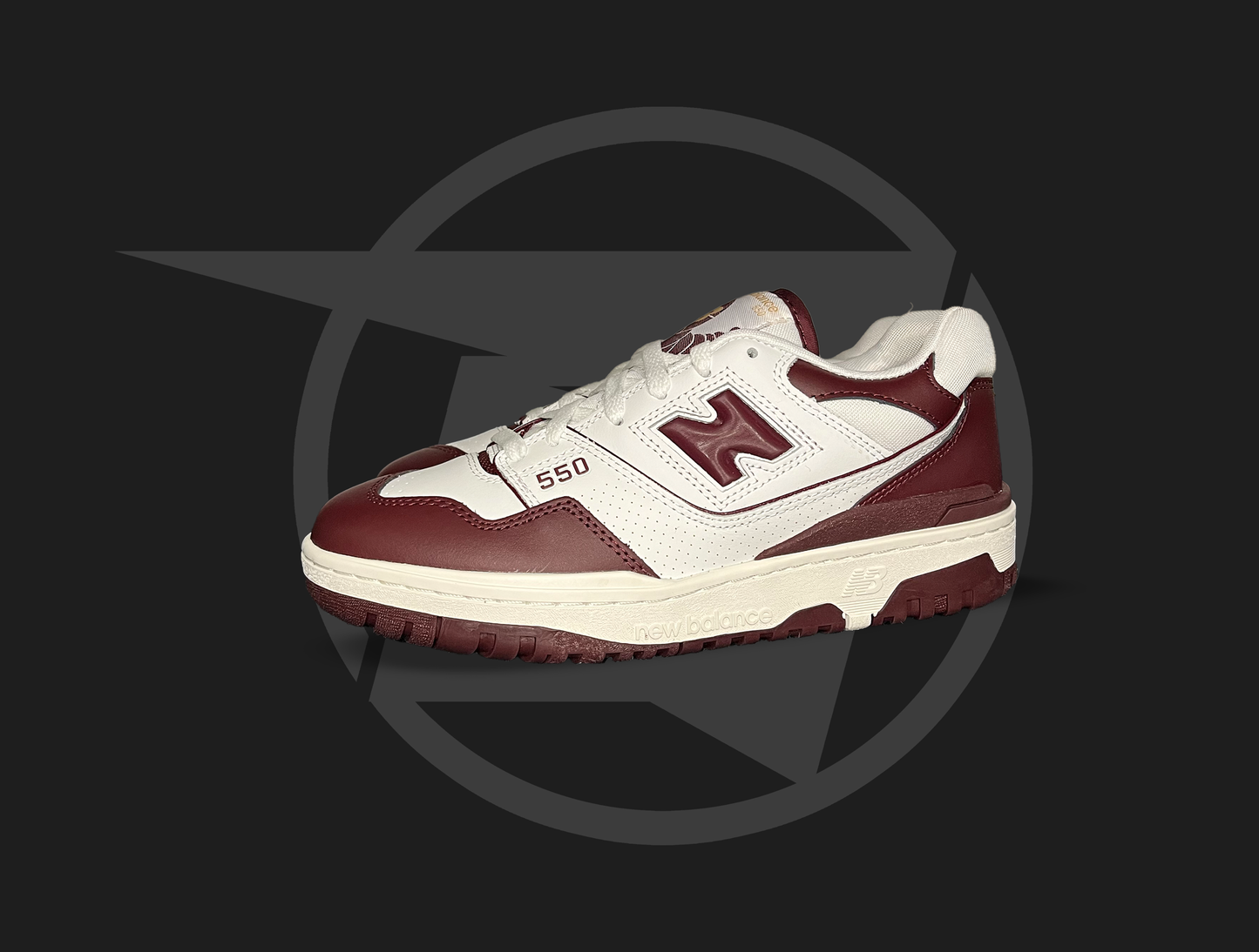 New Balance 550 White Burgundy