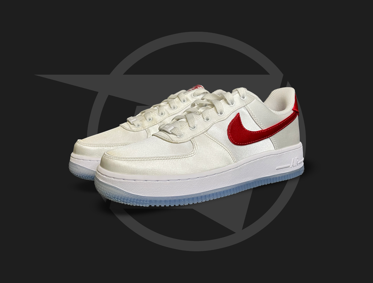 Nike Air Force 1 Satin Varsity Red