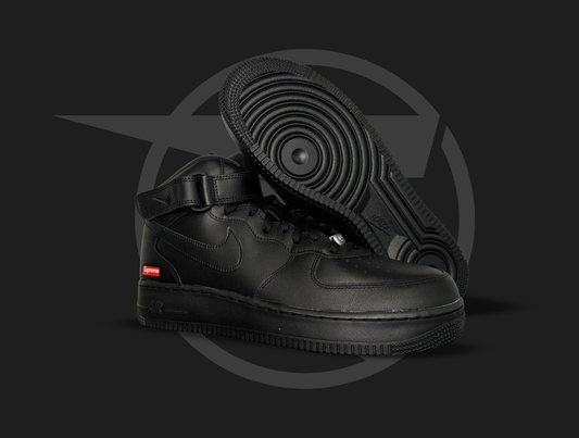 Nike Air Force 1 Mid Supreme Black
