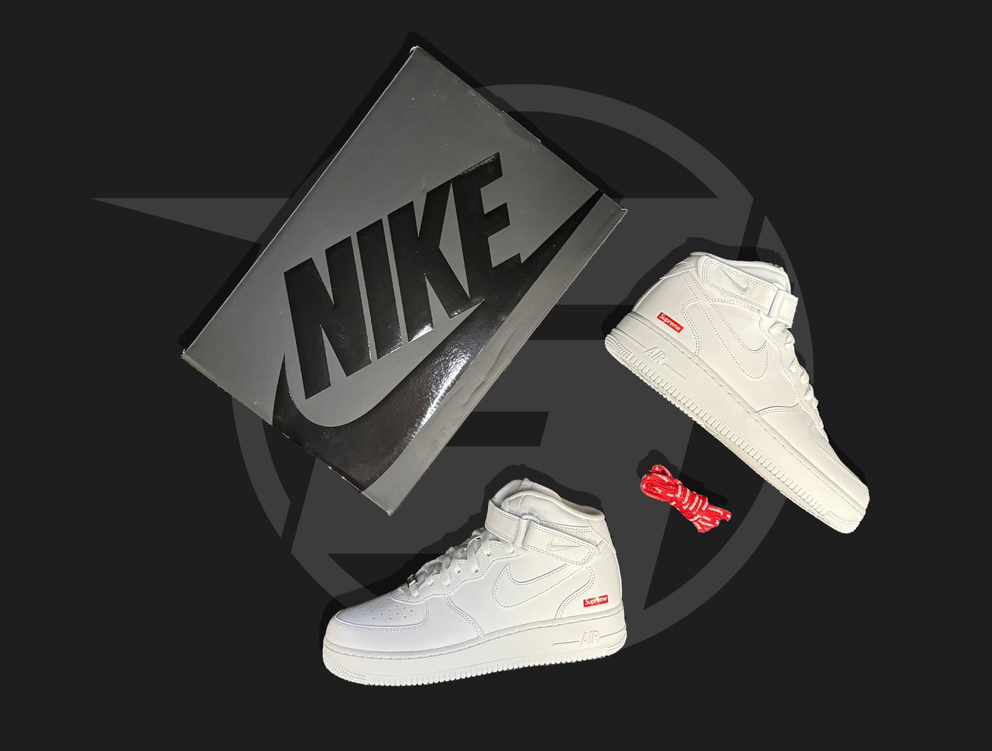 Nike Air Force 1 Mid Supreme White