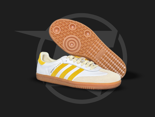 adidas Samba Sporty & Rich White Bold Gold