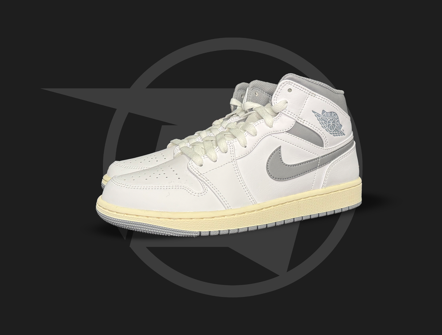 Air Jordan 1 Mid Neutral Grey (GS)