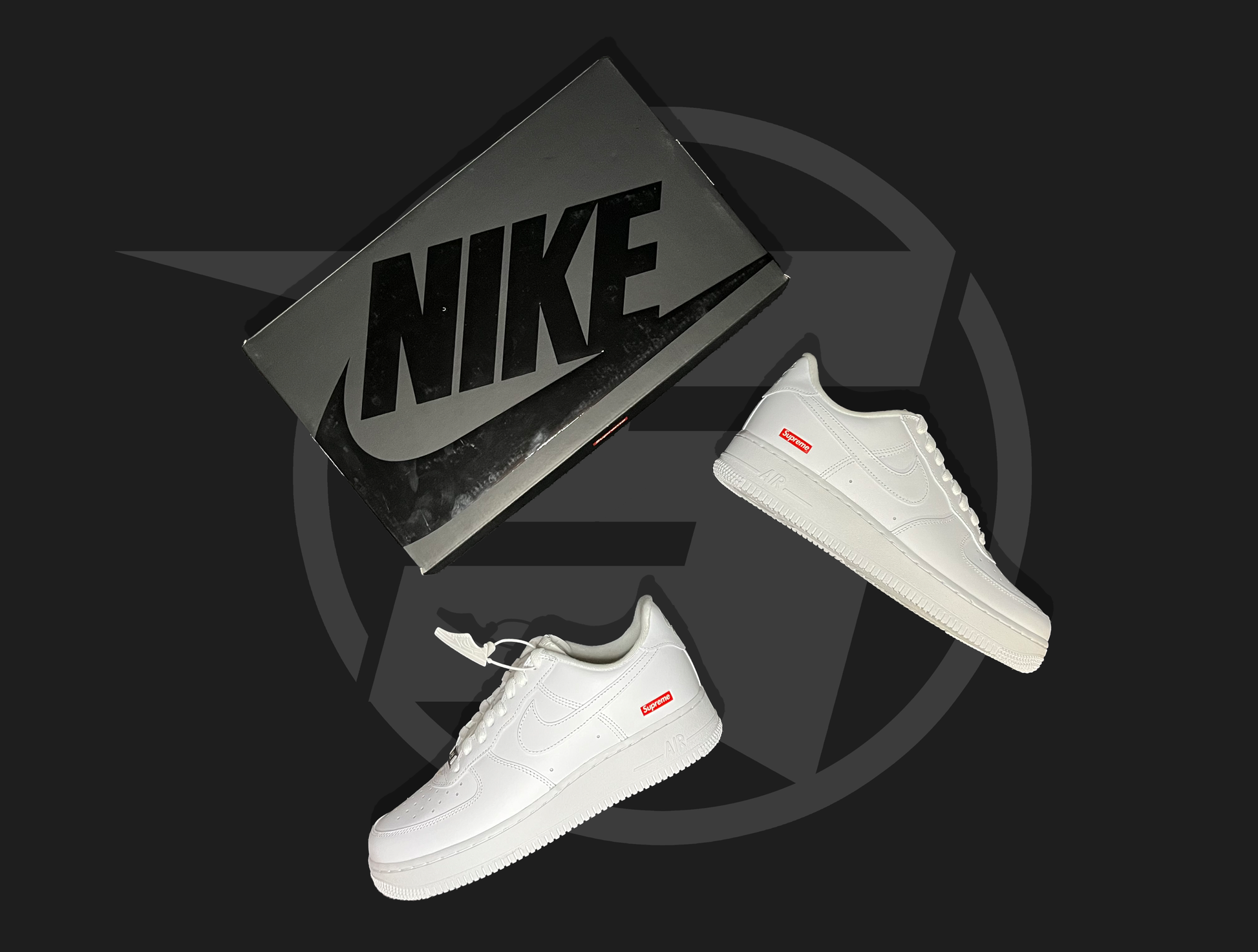 Supreme Air Force 1 Low biele s boxom